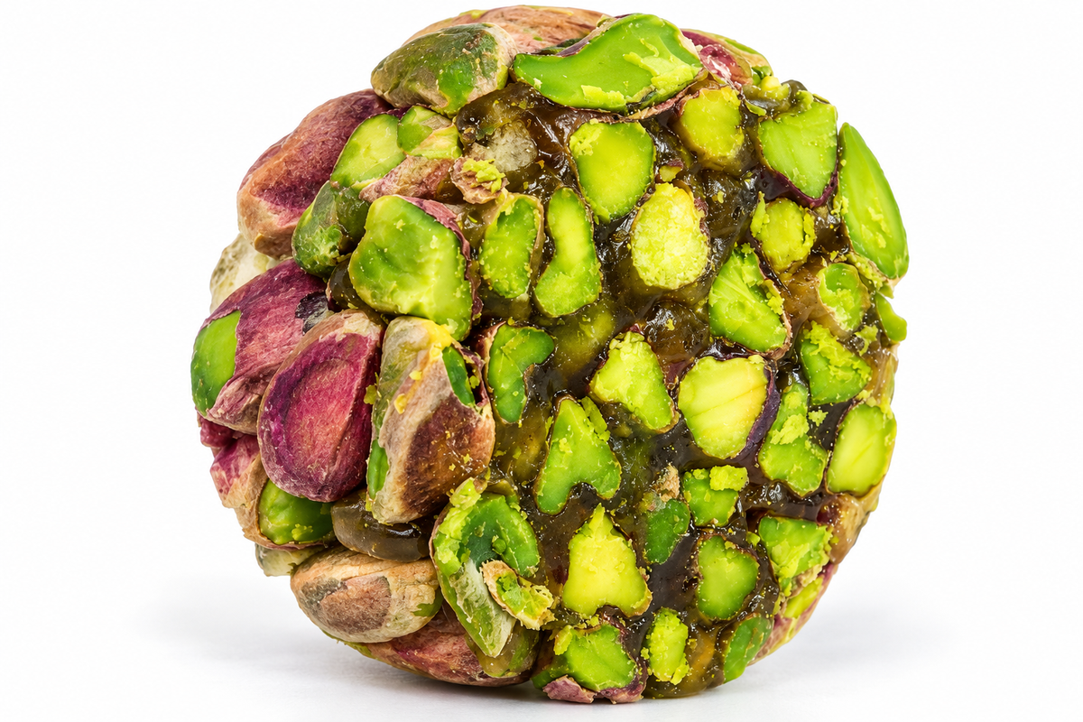 Aleppo Pistachio Lokum – Round - Memas Dessert