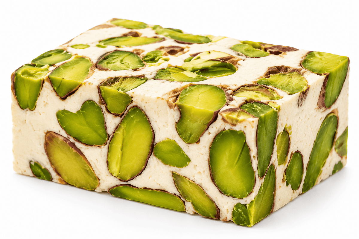 Aleppo Pistachio Nougat - Memas Dessert
