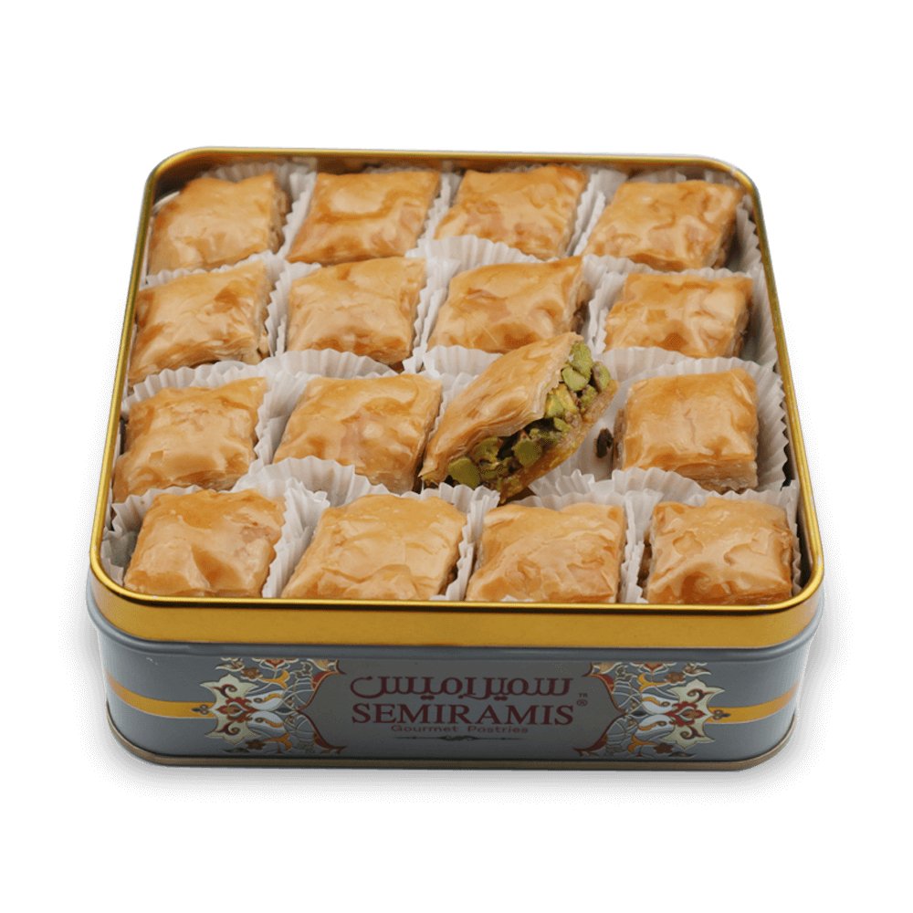 Arabic Sweet Semiramis Pistachio Baklava 500g - Memas Dessert