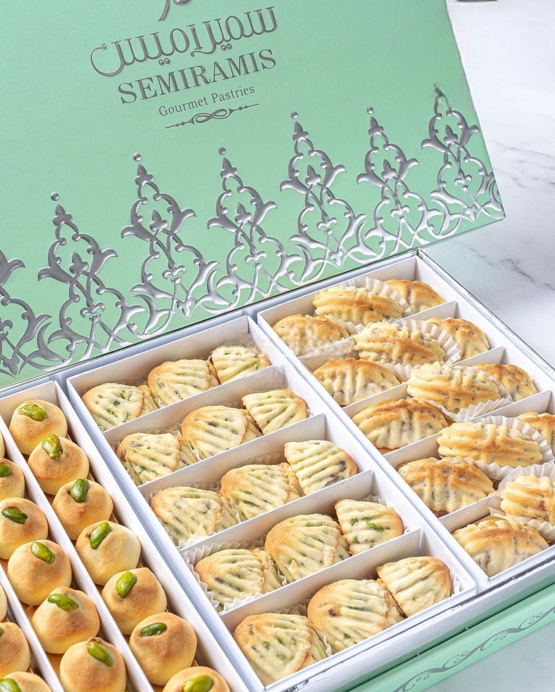 Arabic Sweet Semiramis Combination (Ma'amoul) 1100g - Memas Dessert