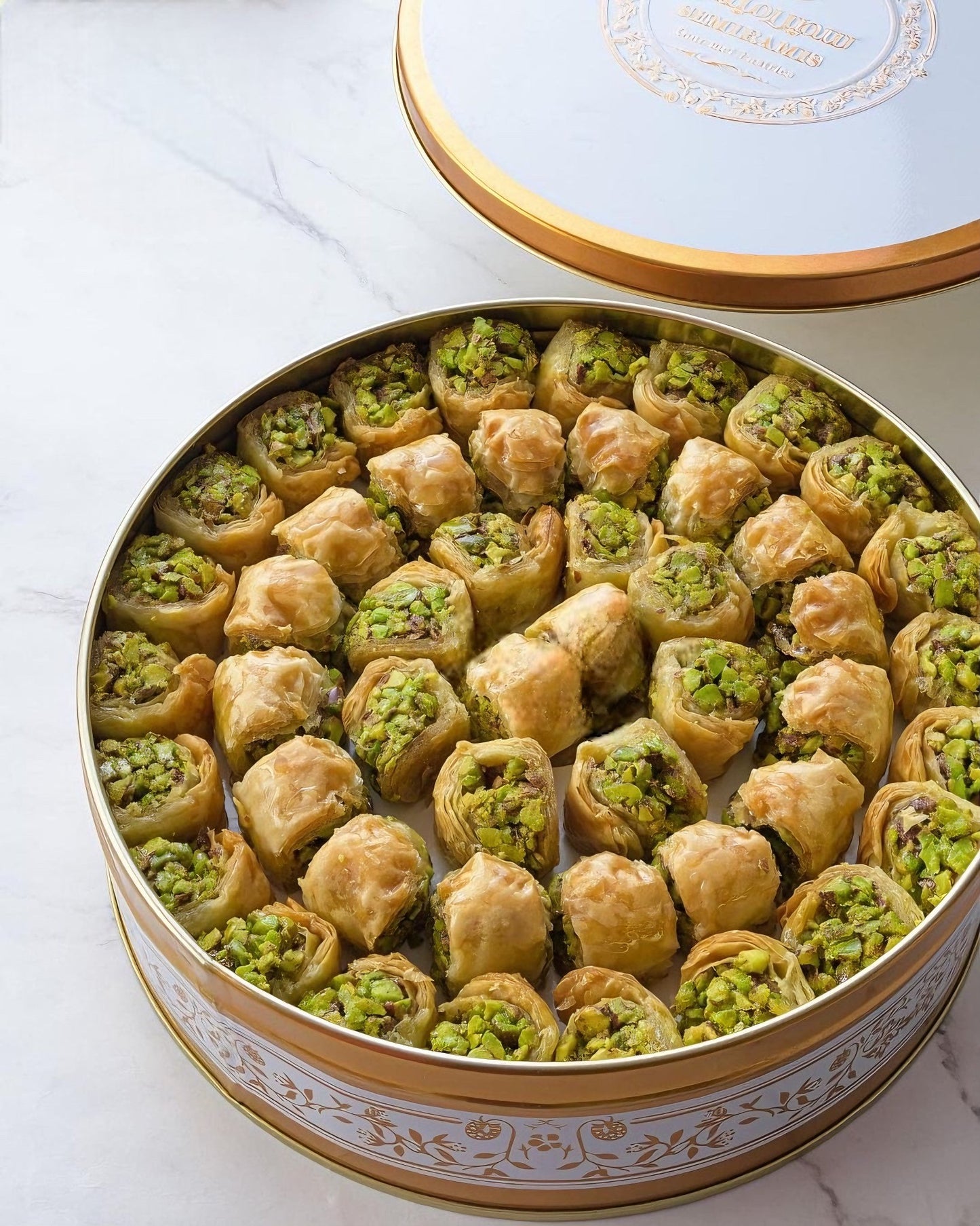 Arabic Sweet Semiramis Pistachio Baklava Bites 500g - Memas Dessert