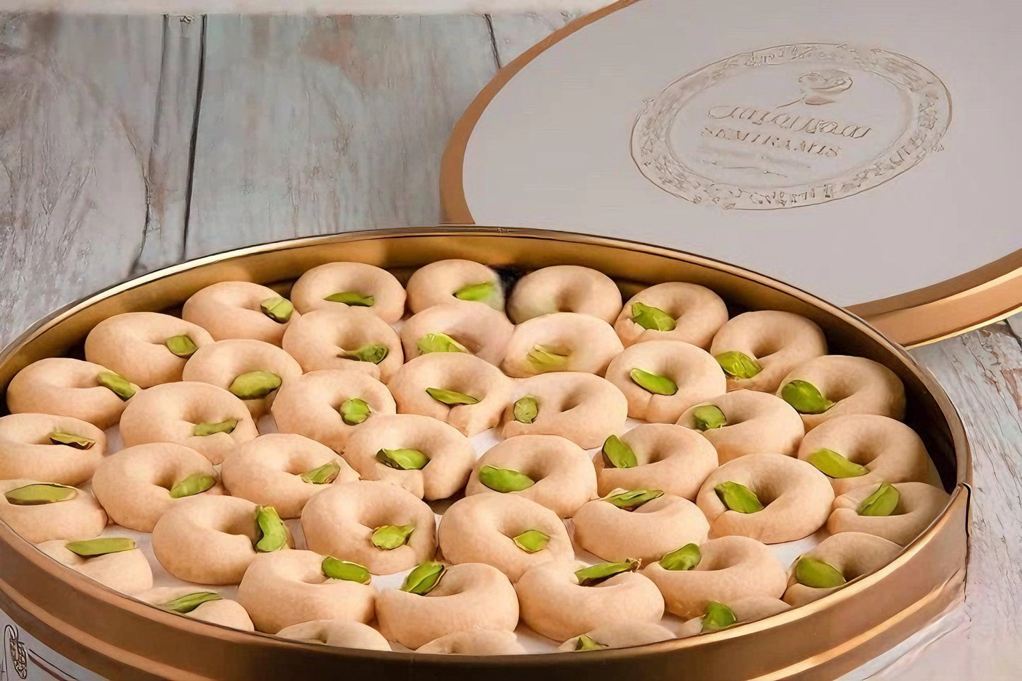 Arabic Sweet Semiramis Butter Cookie (Ghraibeh) 750g - Memas Dessert