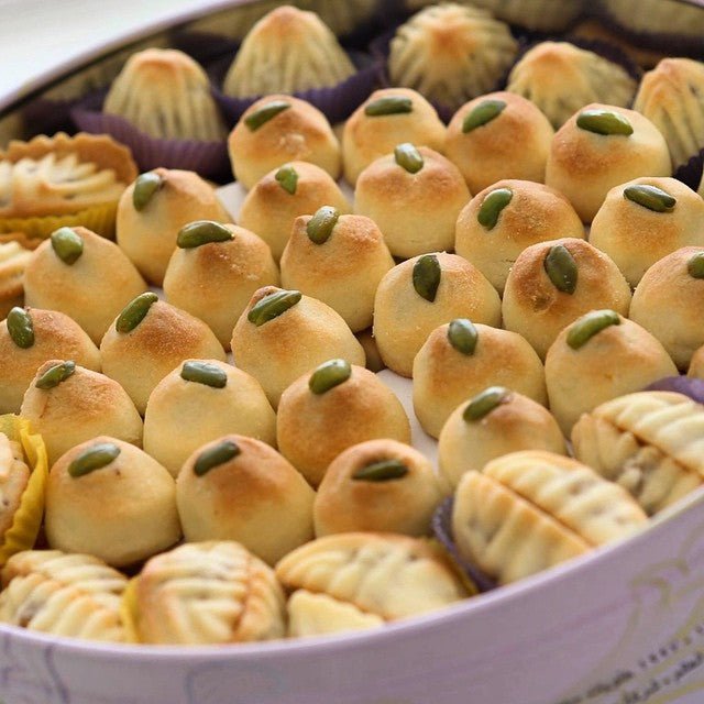 Semiramis Combination Cookies — Dates, Pistachio & Walnut 900g - Memas Dessert