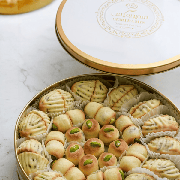 Semiramis Combination Cookies — Dates, Pistachio & Walnut 900g - Memas Dessert