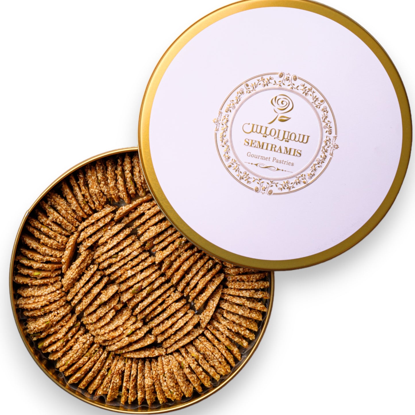 Arabic Sweet Semiramis Sesame Cookies (Baraz'e) 500g